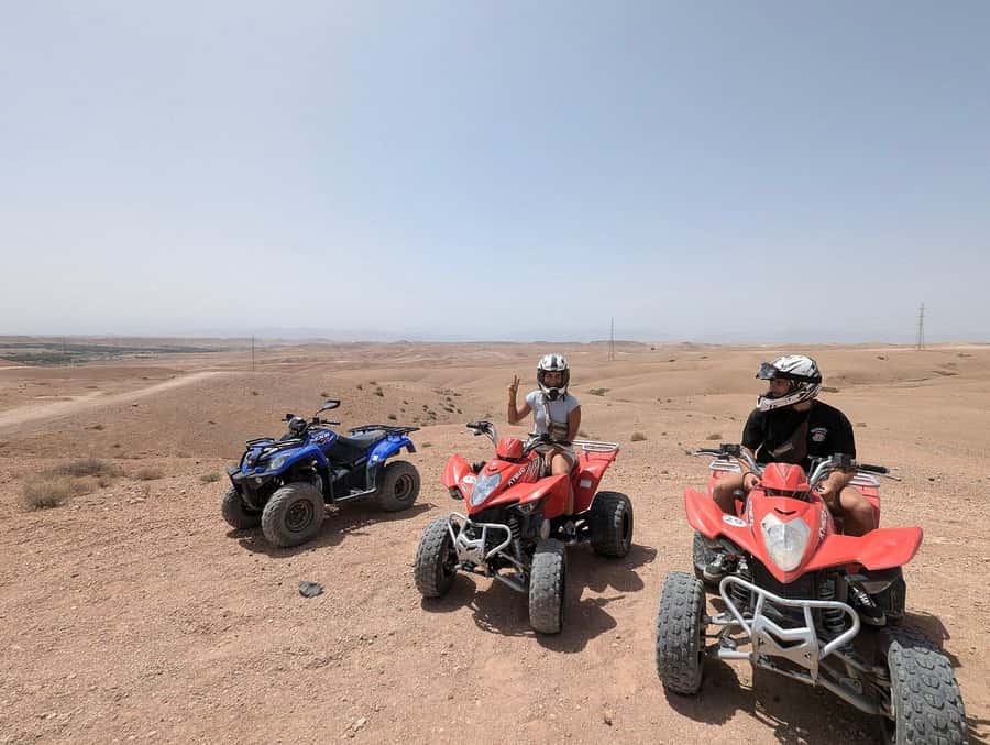 Agafay Desert: Quad Bike Experience with Lunch - From Marrakech pickup to the desert field practice