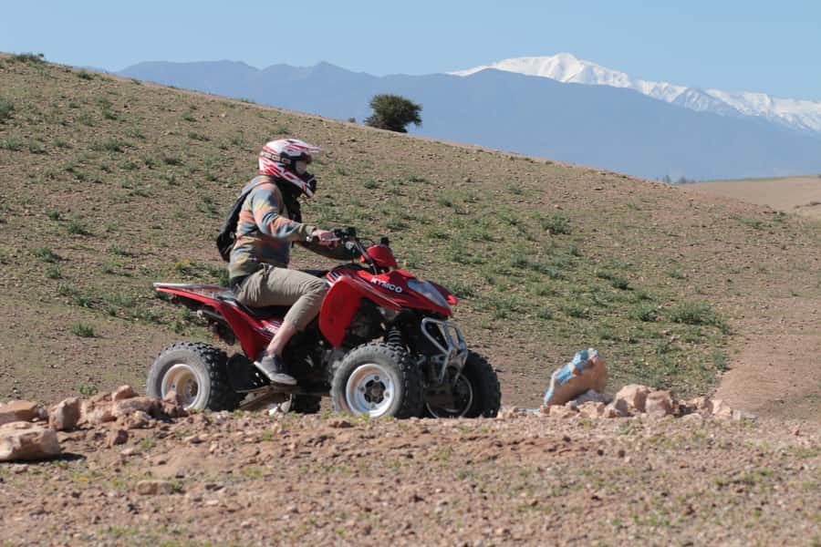 Agafay Desert: Quad, Camel Ride & Luxury Lunch with Pool - Getting from Marrakech: Smooth Pickup, Real Time on the Desert