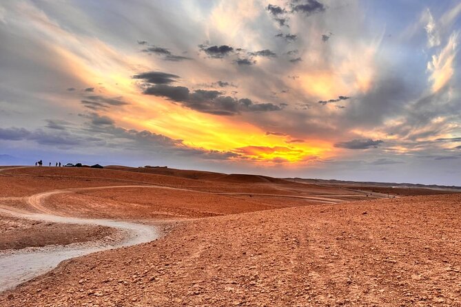 Agafay Desert: Sunset Camel Ride, Dinner & Fire Show - Dinner in the desert: tajin, couscous, and soup that feel like Morocco