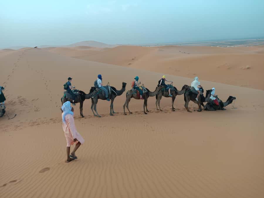 Agafay Desert Sunset Camel ride Experience with Dinner - Getting to Agafay Desert from Marrakech: pickup, drive views, and that first tea