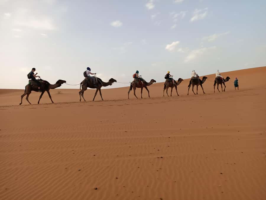 Agafay Desert Sunset Camel ride Experience with Dinner - The camel ride setup: nomad clothing, camel photos, and your guide’s role