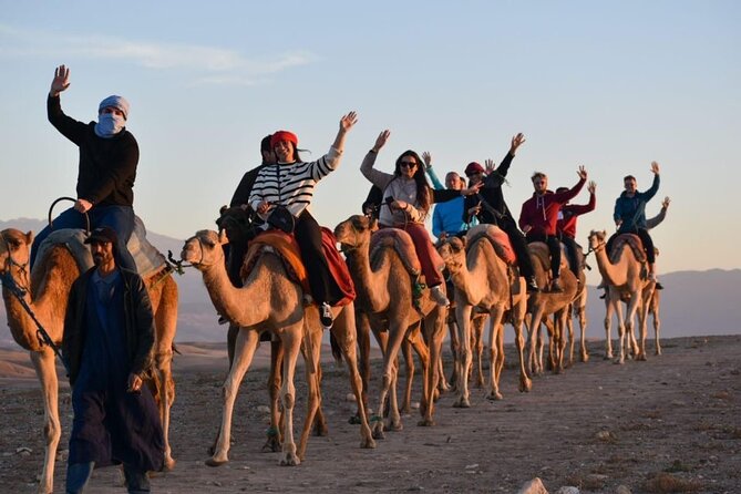 Agafay Desert Sunset Camel Ride with Dinner in Camp - Sunset camel ride in Agafay: simple, scenic, and very photogenic