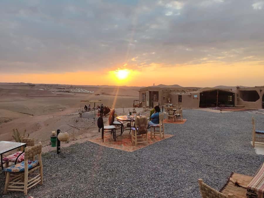 Agafay Desert : Sunset Dinner & Camel ride - Quad Biking on Rocky Dunes: Fun, Controlled, Shared