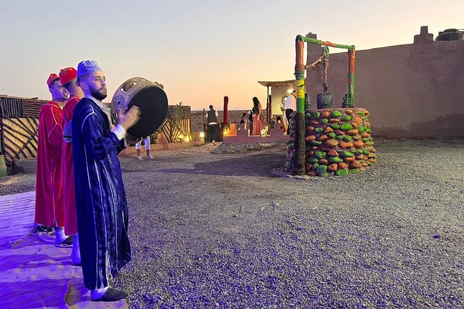 Agafay Desert Sunset tour with camel ride ,dinner and show - Agafay Desert: stone plateaux, not Sahara sand dunes