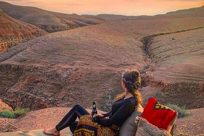 Agafay Desert: Three Valley Guided Tour From Marrakech - Three Ways Through the Valleys: Camel, Mule, and Foot Walks