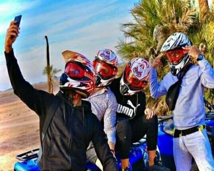 Agafay experience : Dinner with sun set camel or quad ride - Quad Bike Ride: More Adrenaline, More Noise, More Chaos Risk