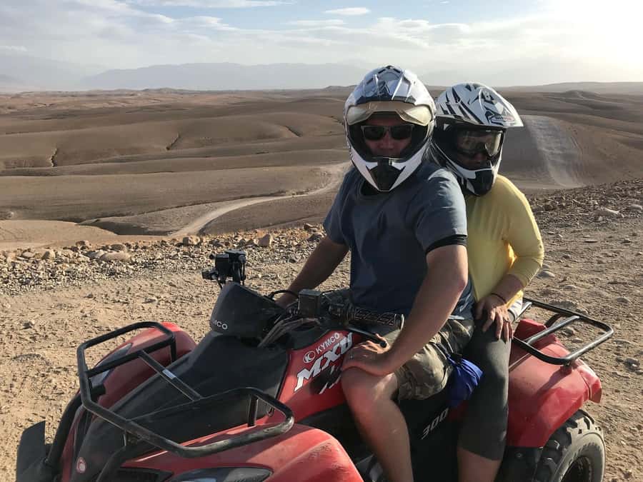 Agafay: Quad, Camel Ride & Dinner Show from Marrakech - Pickup, argan oil, and that Moroccan tea stop
