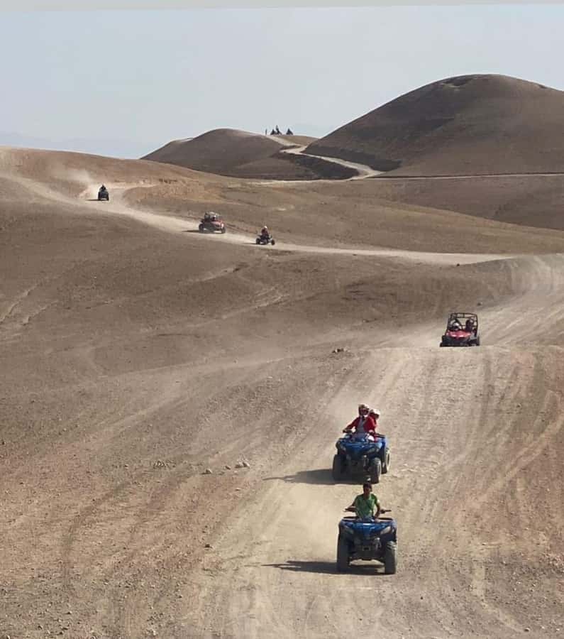 Agafay Tour: Sunset, Dinner, Camel ride, Quad and fire show - Berber music, dancing, and the fire show