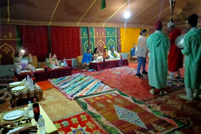 All-inclusive Desert Experience in Agafay from Marrakech - Dinner at a Bedouin-style camp: Moroccan food and live entertainment