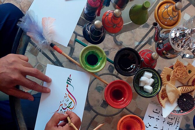 Arabic Calligraphy Workshop Marrakech - The Qalam Pen Moment: Learning Grip and Stroke Control