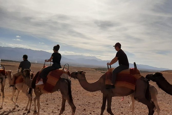 Atlas Mountains and Three Valleys & Waterfalls with Camel ride Day Trip - The argan cooperative stop in Tahnaout and Asni Valley