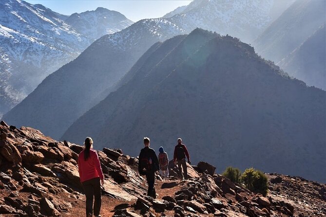 Atlas Mountains Hike with Transport from Marrakech (2days) - Day 1: Tizi Mzik Pass, Imlil Valley views, and the Toubkal spotlight