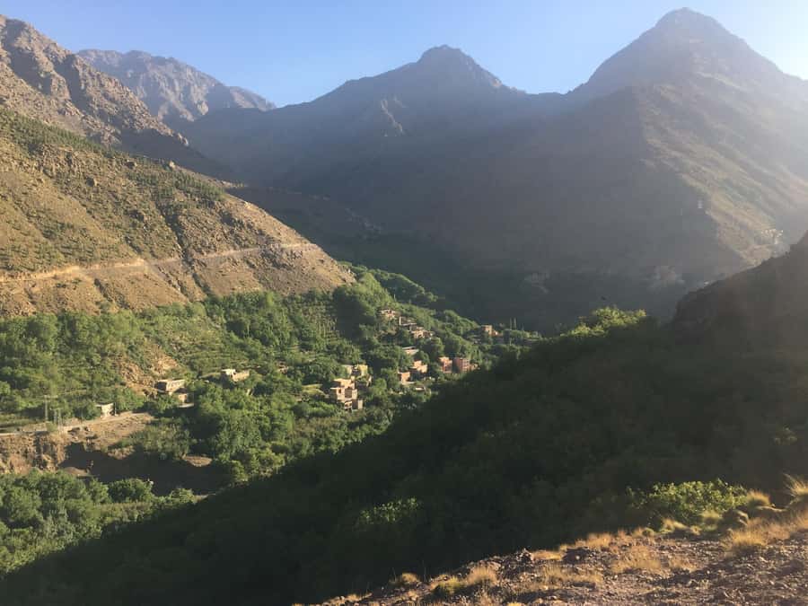 Atlas mountains hike with waterfalls & 3 valleys day trip - Armed village visit: the view-and-questions stop