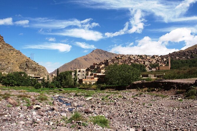 Atlas Mountains, Imlil valley, waterfalls, & Camel ride Day trip from Marrakech - Tamatert Views and Ait Souka: Terraces, Then Lunch in a Home