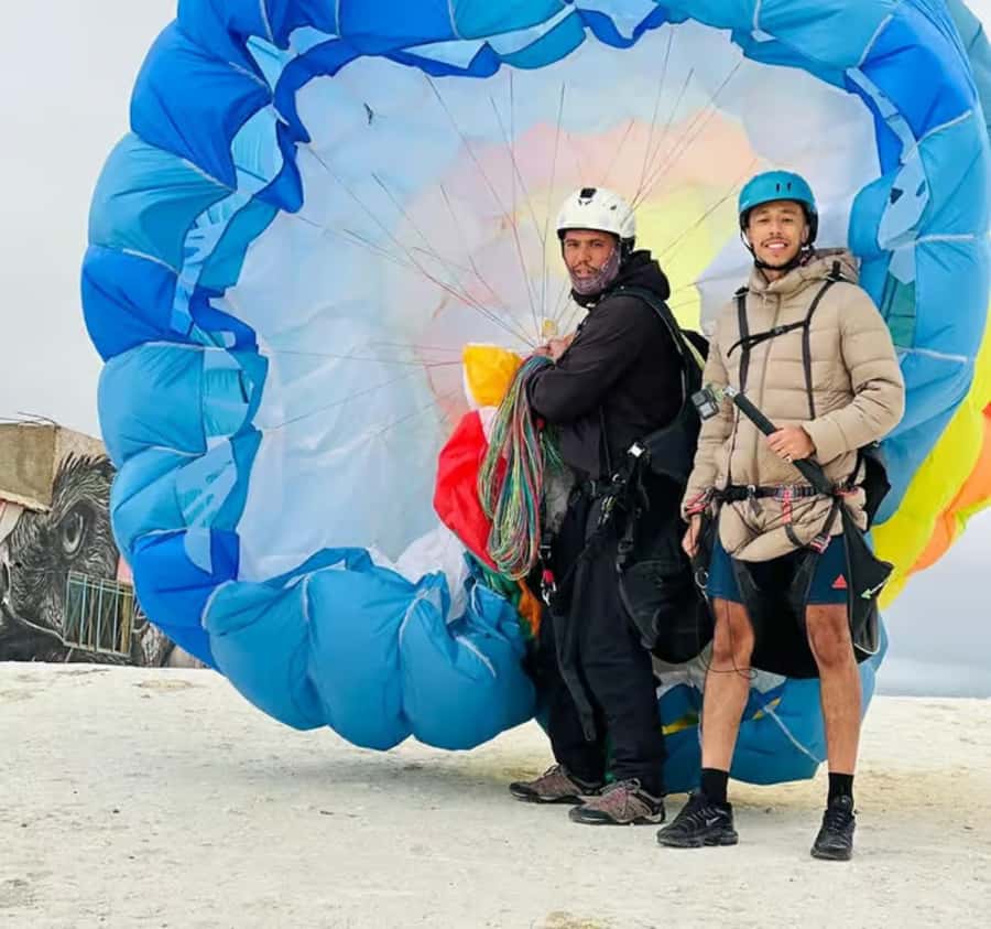 Atlas Paragliding & Agafay Desert Adventure from Marrakech - Kik Plateau paragliding: tandem flight, safety briefing, and real bird’s-eye views
