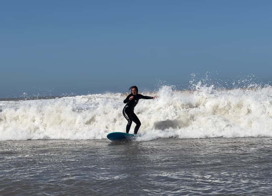 Beginners friendly surf in nice spots - The Full 2-Hour Flow: Wetsuit, Warm-Up, Sand Practice, Then Waves