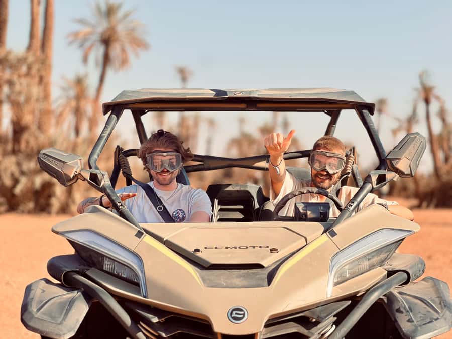 Buggy 1000 cc Adventure in Marrakech Desert - Tea, food, and the second desert stop: slowing down on purpose