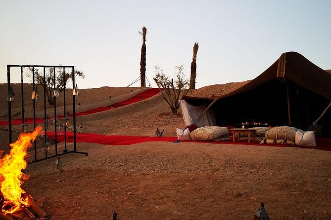 Buggy adventure and dinner on sunset in Agafay desert of Marrakech - Finishing near the camp: when the ride turns into dinner time