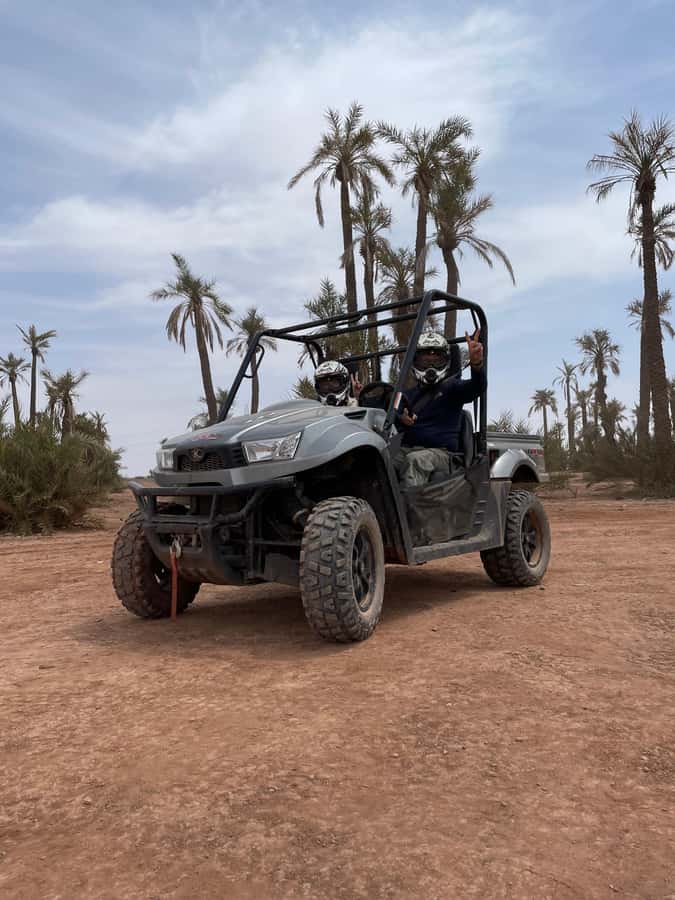 Buggy ride at the Palm Grove and Desert with swimming pool - Safety briefing first: what you’ll do before you accelerate