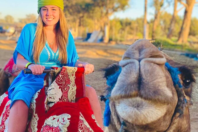 Camel ride in agadir at sunset with barbecue and couscous - Riding camels through Agadir dunes: comfort and what to expect