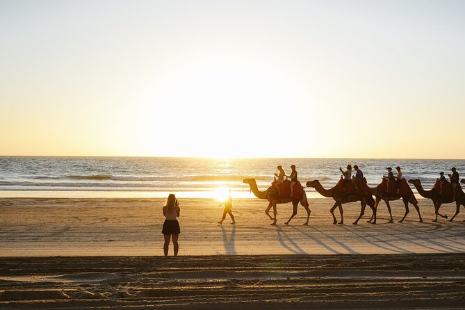 Camel ride in agadir at sunset with barbecue and couscous - The scenic drive: Aghroud Forest, King’s Palace, and flamingos