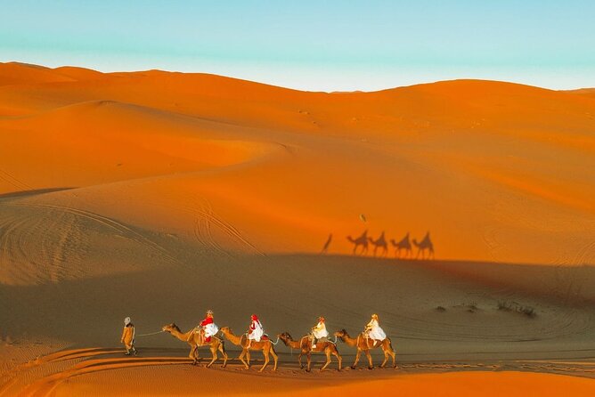 Camel trekking overnight in Merzouga desert camp - Merzouga at 5:00 pm: Where the Desert Day Starts