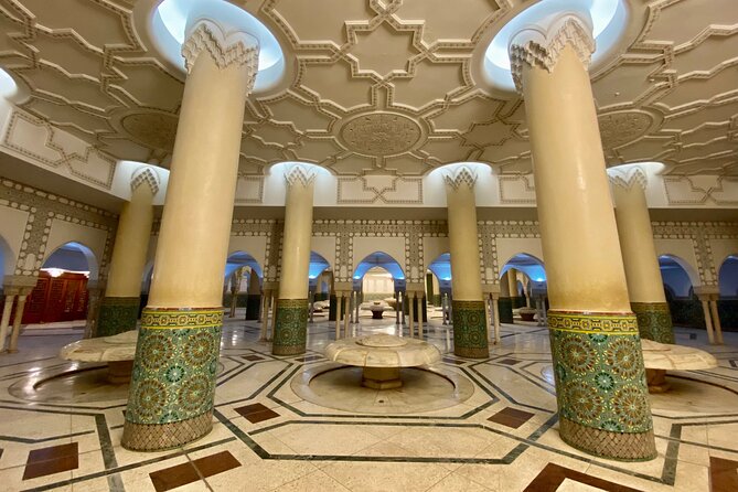 Casablanca City Tour with Hassan II mosque ticket - Central Marketplace and Artisanat Marocain: mingle time and shopping focus