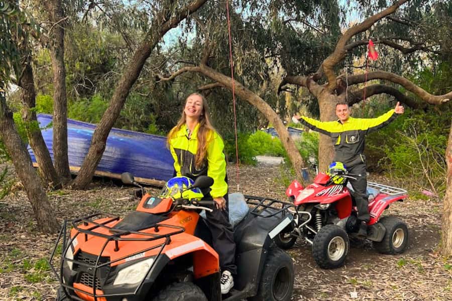 Casablanca: Quad Fun Beachside with Hotel Transfers - On the Quads: Sand Paths, Coastal Air, and Guided Control