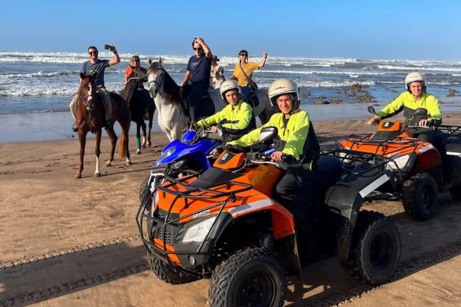 Casablanca: Quad Fun Beachside with Hotel Transfers - Hotel Transfers and Timing: Getting From the City to the Sand