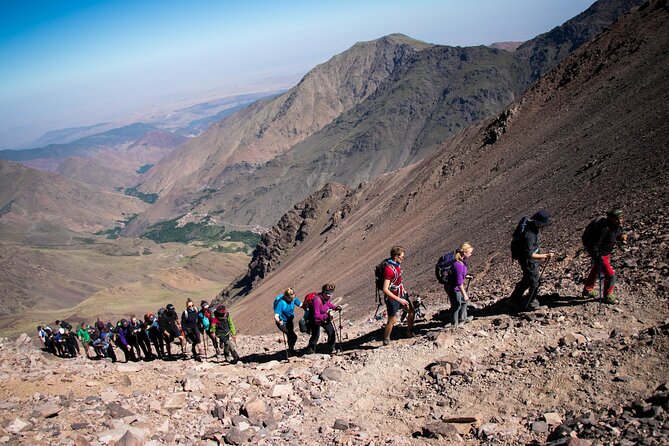Climb Mount Toubkal - trekking - 3 days - Mizane Valley, Aremd, and Sidi Chamarouch Shrine Stops