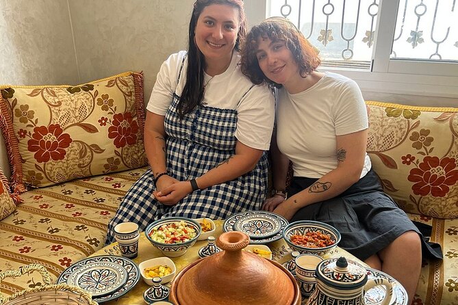 Cook Moroccan Food & Try on Traditional Clothes like a local - Try on caftans and takchitas like a local photo day