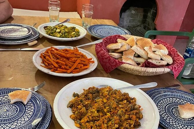 Cooking Class in Marrakech with Fatiha and Samira - Cooking the three-course Moroccan lunch: starter, pasta, dessert
