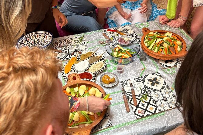 Cooking Class with Lacals in Marrakech . - Side dishes, a shared table, and the fun of learning together