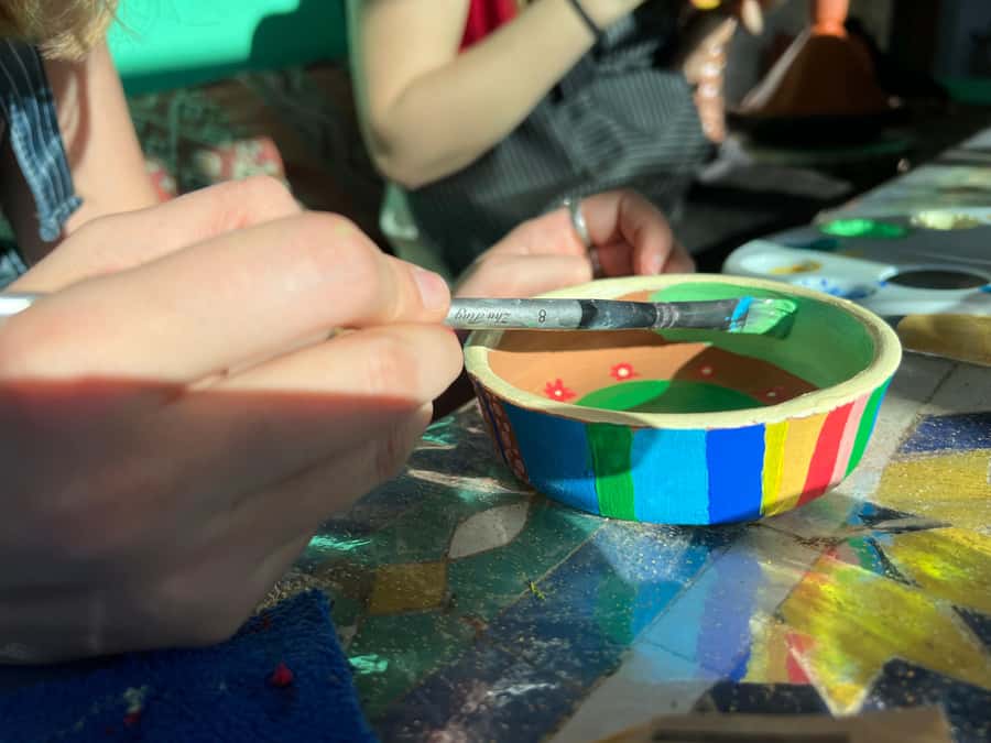 Creative Painting on Fes Pottery - The Big Rule: You Paint, You Don’t Make It From Scratch