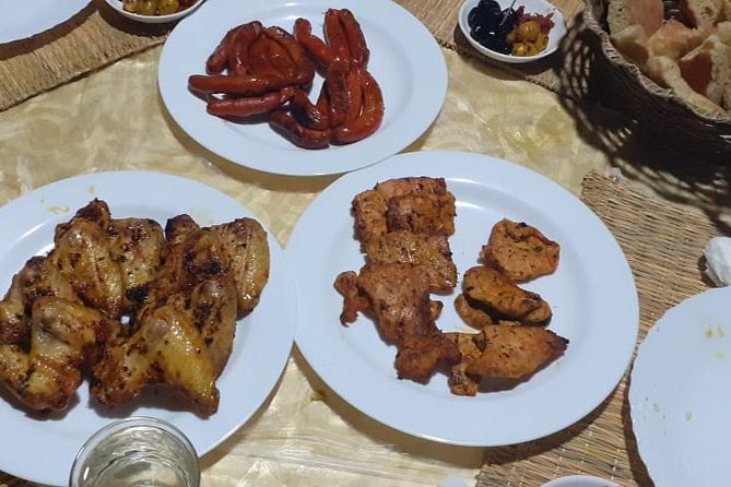 Daily walks at sunset with "barbecue - couscous" dinner - The Barbecue–Couscous Dinner in the Kasba Setting