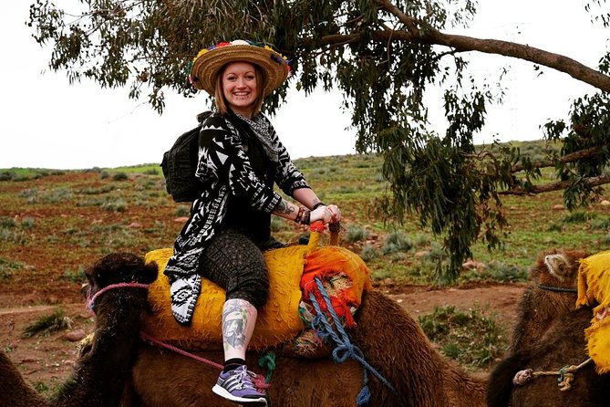 Day Tour from Marrakech to atlas mountains valleys, Camel Ride & Berber family - Tahnaout and the Argan Oil co-operative stop
