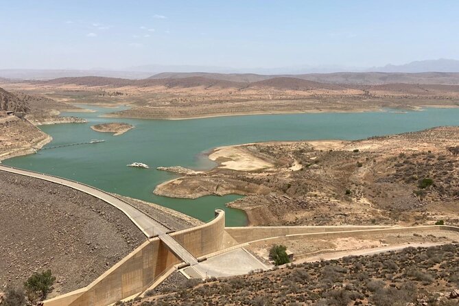 Day trip from Agadir to Massa in 4X4 - Barrage Youssef Ibn Tachfine: dam views with Anti Atlas context