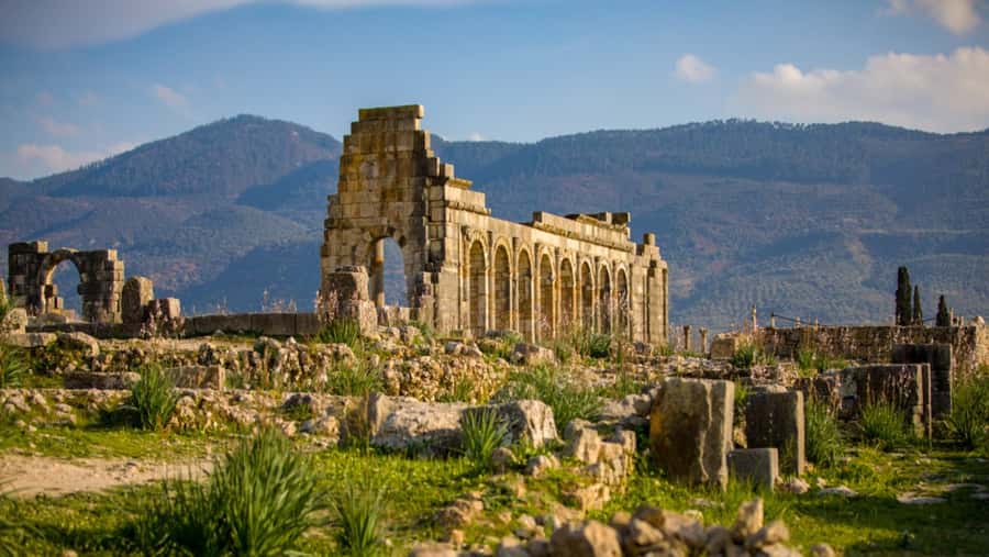 Day trip to meknes ,volubilis , moulay idris - Meknès: Bab Mansour and the medina rhythm