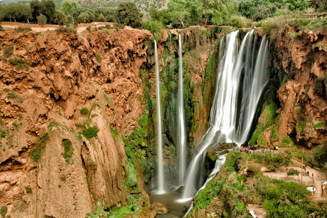 Day Trip to Ouzoud Waterfalls with Guide and Boat Trip - The guided waterfall hike: viewpoints, cool air, and macaques