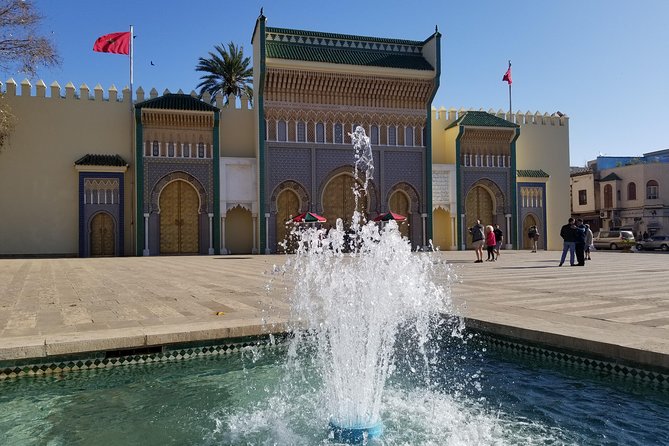 Day visit guided in fez - Royal Palace Exterior: Big Presence, No Entry