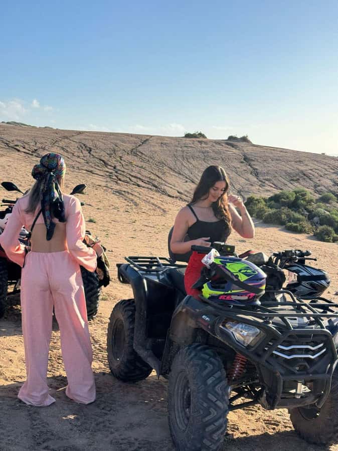 Desert & Beach Quad Adventure With Camel Ride - First Stop: Safety Briefing, Helmet Gear, and a Short Practice Run