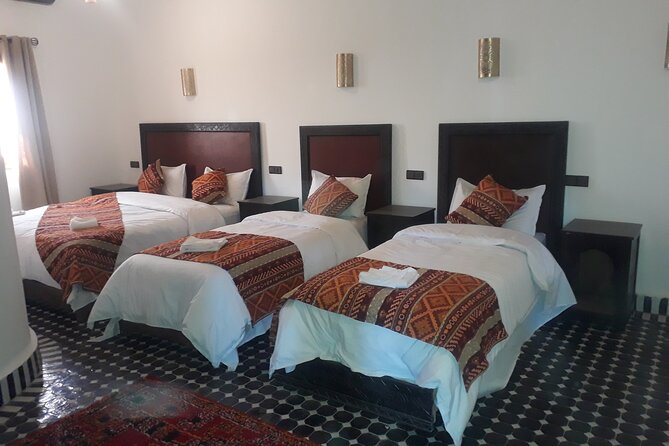 Desert excursion with camel trek into the camp Dinner breakfast - Sunrise + breakfast, then your choice of return
