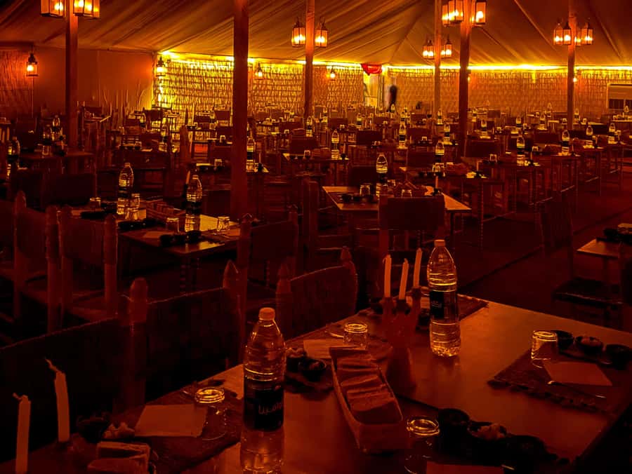 Dinner Show at Agafay desert & Traditional Outfit Photoshoot - Mint Tea, Caftans, and Desert Photos: What You’ll Actually Spend Your Time Doing