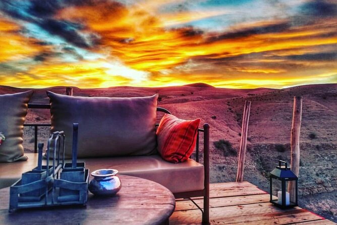 Dinner Under the Stars Desert Agafay & Sunset Camel Ride - Tandem Paragliding Over Lake Takerkoust and the High Atlas