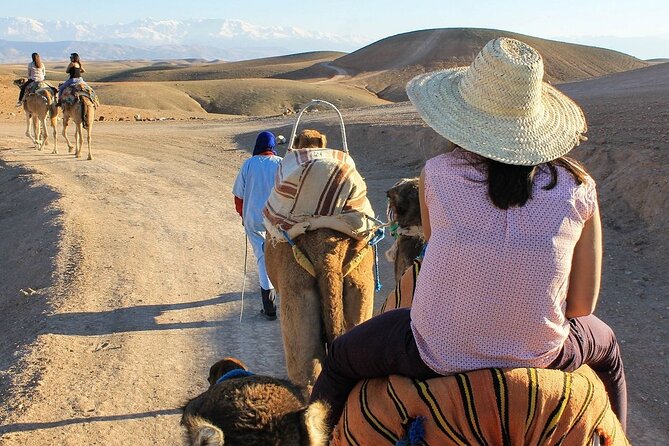 Discover the Agafay Desert: Quad, camel, dinner & show - Camel ride: your long slow section of Agafay