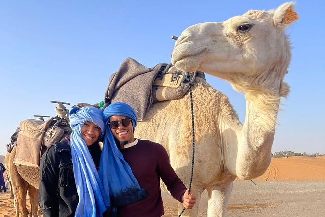 Discovering the 3 days trip to desert (merzouga trip from marrakech) - The Desert Night: Sunset Camel Ride and Campfire Dinner Under Stars