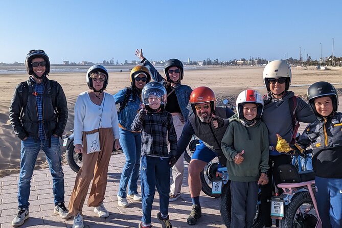 Discovery Tour around Essaouira by Electric Motorcycle - Diabat music names, Norfolk pines at Golf d’Essaouira Mogador, and forest-track breaks
