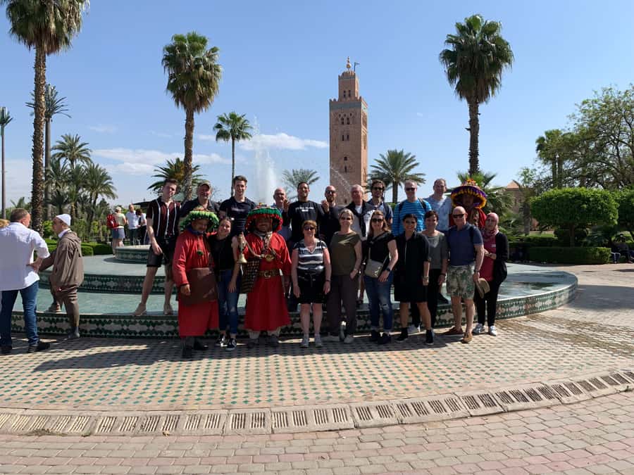 Dutch Bike Tour in Marrakech with Local Guide - Koutoubia Mosque and Bab Agnaou: Landmark Stops With Context