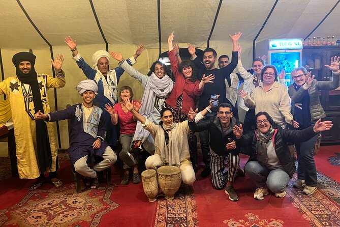 Enjoy 3 Days luxury camp Sandboard from Fes back fes,ou Marakech - Ziz Valley to Merzouga: palms, sand, and that gradual wow factor
