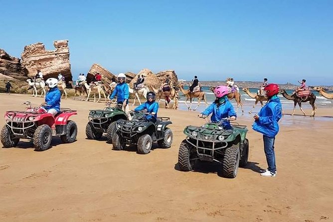 Essaouira: 2H/Quad+1H/Dromedary ride free transfer - Finishing in the dunes: the sand test